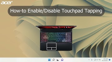 How to Enable/Disable Touchpad Tapping