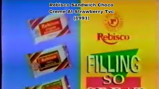 Rebisco Sandwich Choco Creme At Strawberry Tvc (1991)