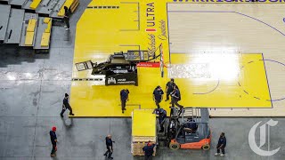 Timelapse Watch How The Den State Warriors Court Is Embled