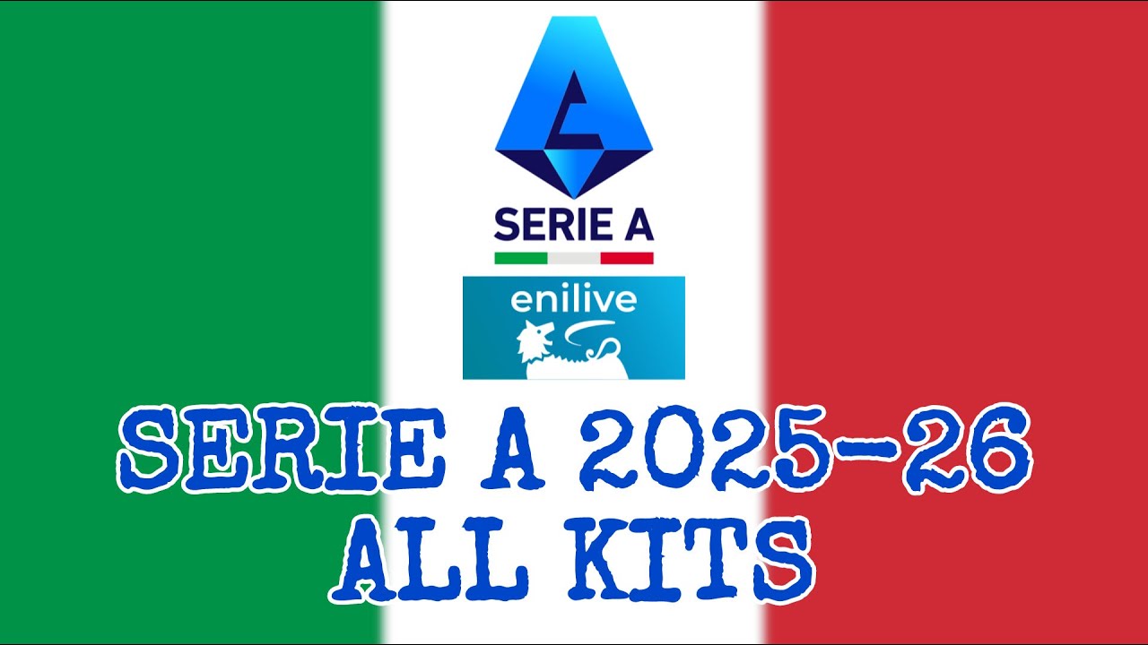 Serie A 2025-26 All Kits || All Italian First Division 25-26 Jersey's || 20 Teams 12 Brands