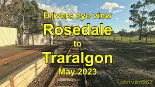 Drivers eye view, Rosedale to Traralgon