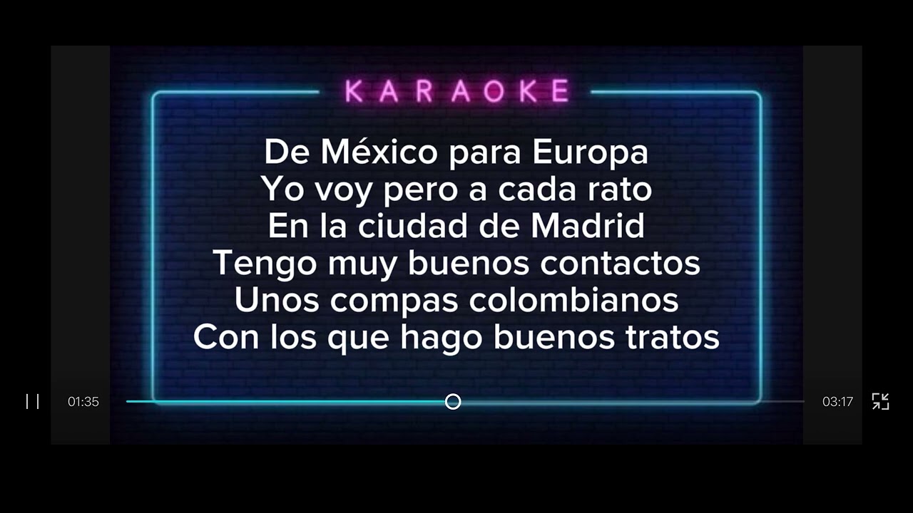 No tiene la Culpa El Indio ( Karaoke ) Tigres Del Norte 
