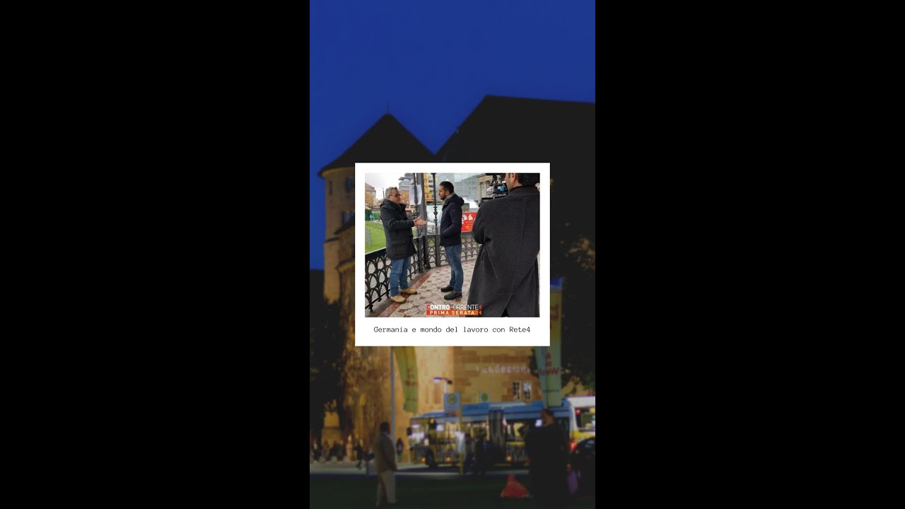 il mondo del lavoro in Germania con Rete4