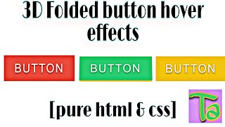 Celebrity Css Folded Button Hover Effects-HTML5 CSS3 Hover effects-Tutorial Please Subscribe Net Worth