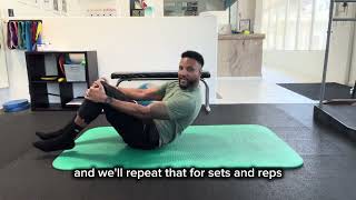 Dead Bug Progression: Ipsilateral Heel Tap 