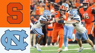Full Syracuse vs North Carolina Full  Game Highlights  Otc 24,2026  College Football 2026 News