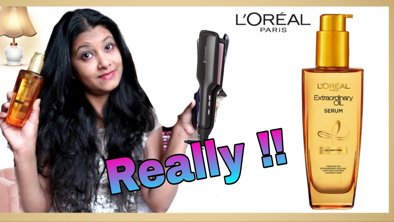 L'Oreal Paris Extraordinary Oil Serum Demo & Review YouTube