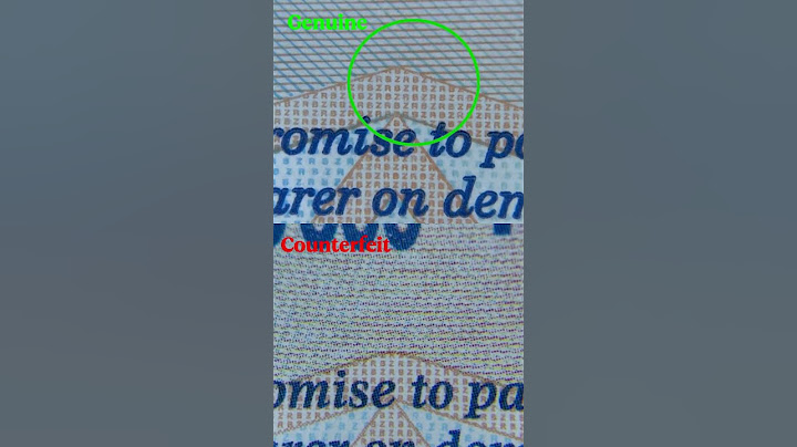 How to identify Counterfeit 100 Trillion Dollars in 30 seconds