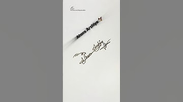 Eagle 🦅 Signature | Signature Design | Signature Ideas | Ahora Arshiya Signature Style #signature