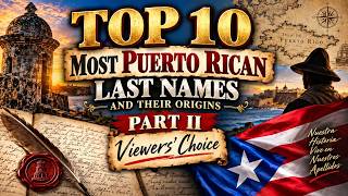 Top 10 Most Puerto Rican Last Names and Their Origins Part II: Viewers’ Choice