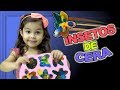 Como Fazer Lindos Insetos com Sucatas de Giz de Cera