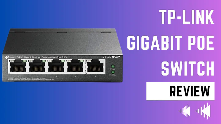 TP-Link TL-SG1005P 5 Port Gigabit PoE Switch Review