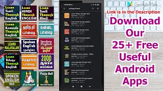 Our 25+ Android Apps are Available now for Free! screenshot 3