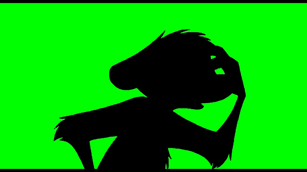 Timon and Pumbaa Rewind Green Screen