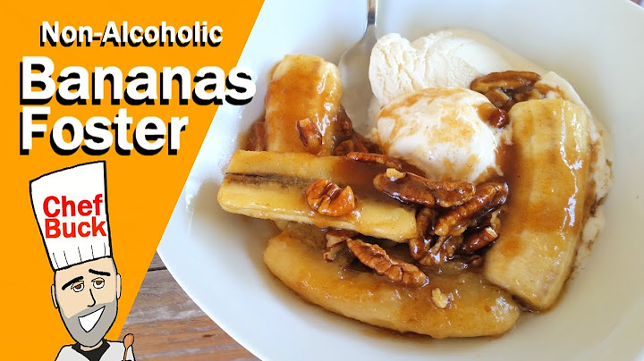 Best Bananas Foster with NO ALCOHOL