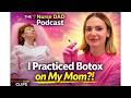 Practicing botox injection on mom | CLIPS
