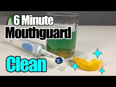 the QUICKEST and BEST Mouthguard CLEAN