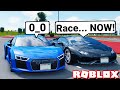 My Mean Evil Twin Wants To Race My Super Car in Greenville! (Roblox)