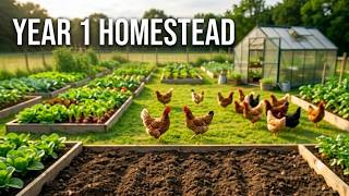 Starting From Zero — Your Complete Year 1 Homestead Blueprint