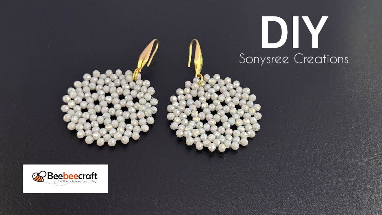 Beebeecraft Earrings Tutorial || Crystal Earrings || Bohemian Beaded ...