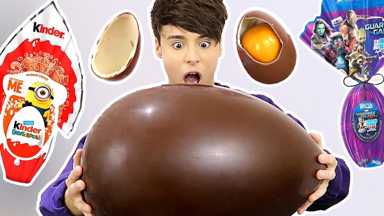 i only ate EASTER EGGS for 24 hours !!! | Raphael Gomes