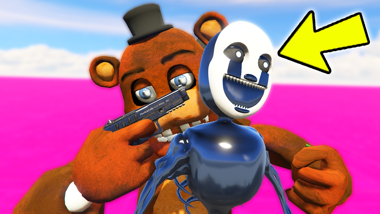 OLD FREDDY BETRAYS NIGHTMARE PUPPET! (GTA 5 Mods For Kids FNAF Funny Moments) funny moments in soccer