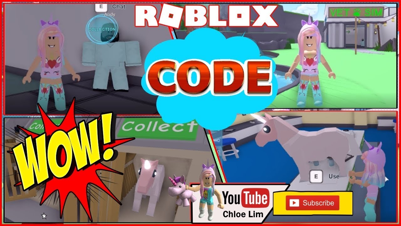 Roblox Vet Simulator Gameplay Code And Taking Care Of A Sick