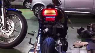 DioのLEDテール点灯試験 - YouTube