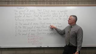 ACCUPLACER Review Problem 6: Quantitative Reasoning, Algebra, and Statistics