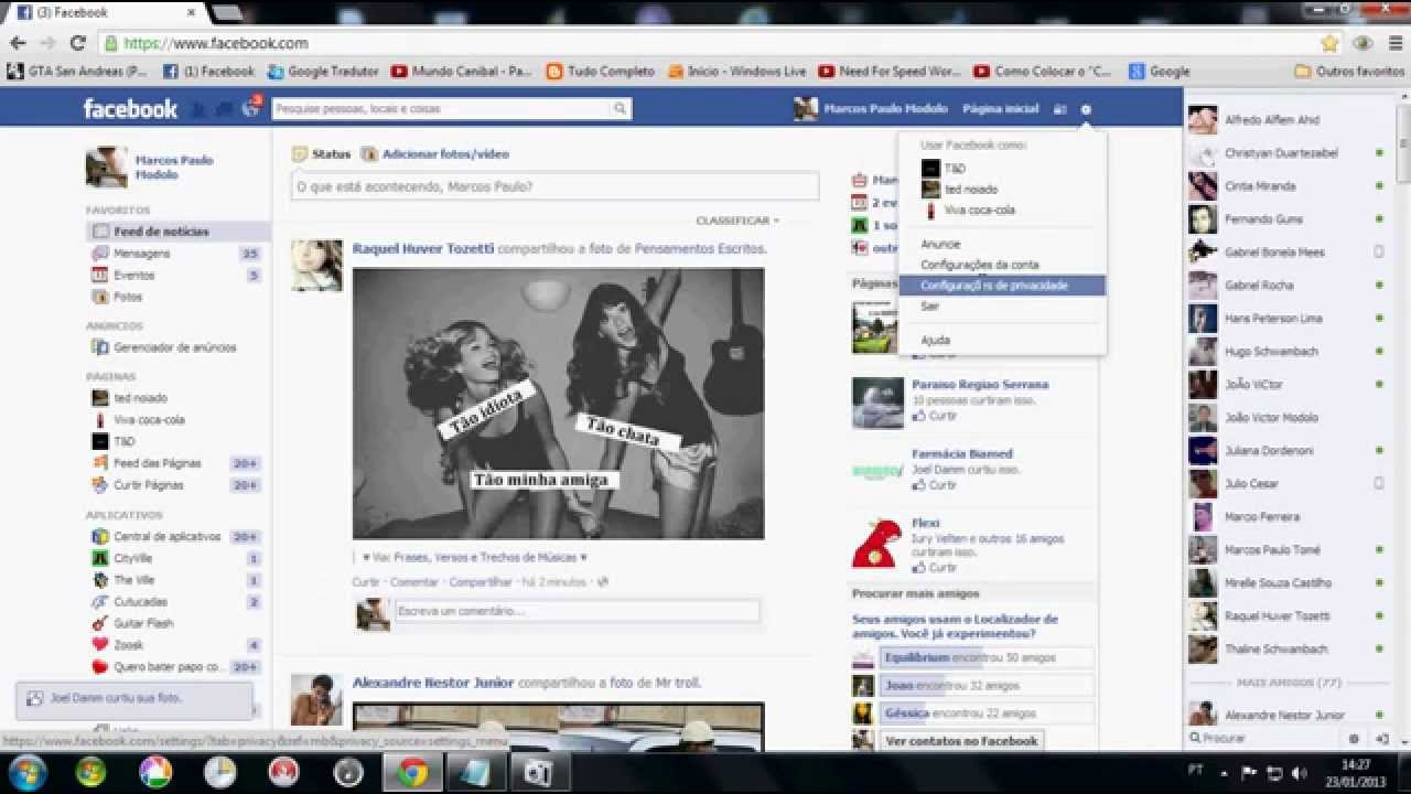 Como Desbloquear Uma Pessoa No Facebook