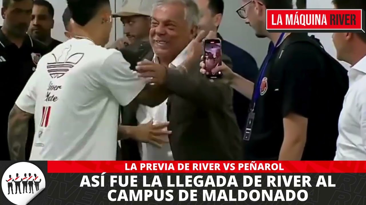 🇺🇾⚽ ASÍ FUE LA LLEGADA DE RIVER AL CAMPUS DE MALDONADO