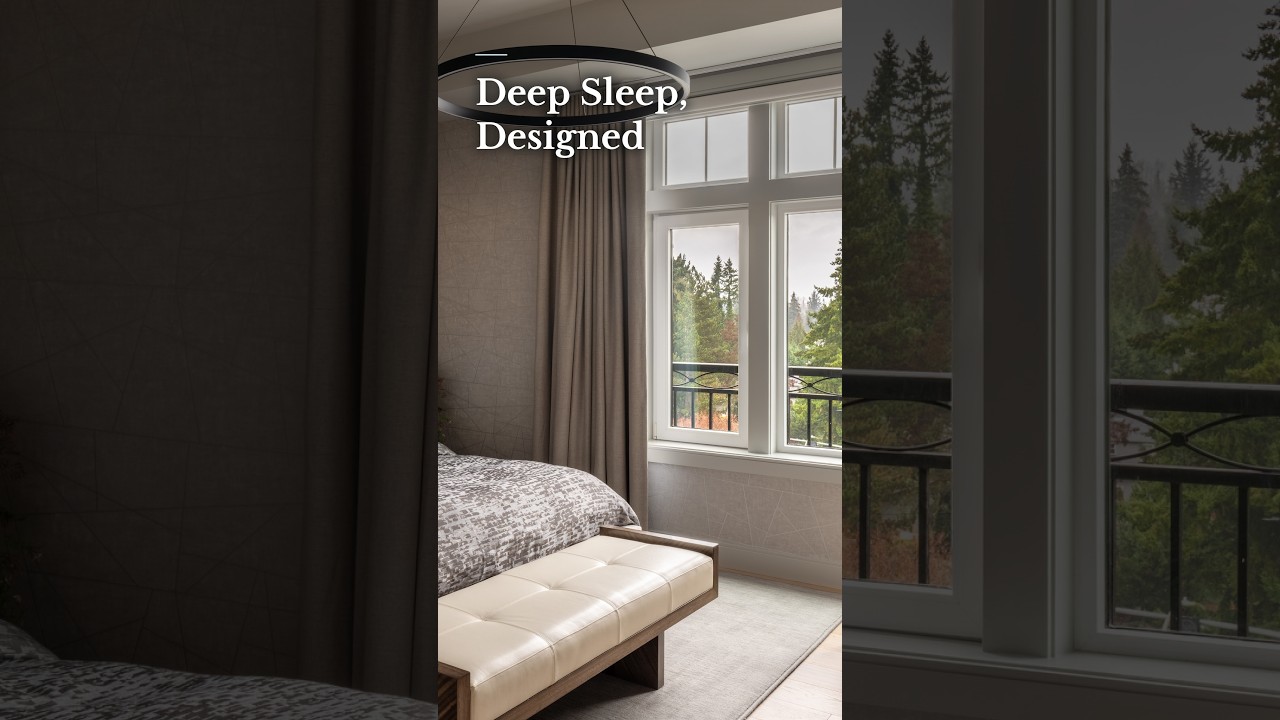 Non-toxic mattresses, blackout drapery, acoustic walls, EMF blockers and circadian lighting: the layers behind a bedroom designed for true downtime. From Foxcast with Peter Moustakerski. #SleepWellness #BedroomDesign #WellnessDesign