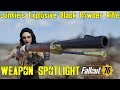 Fallout 76: Weapon Spotlights: Junkie's Explosive Black Powder Rifle