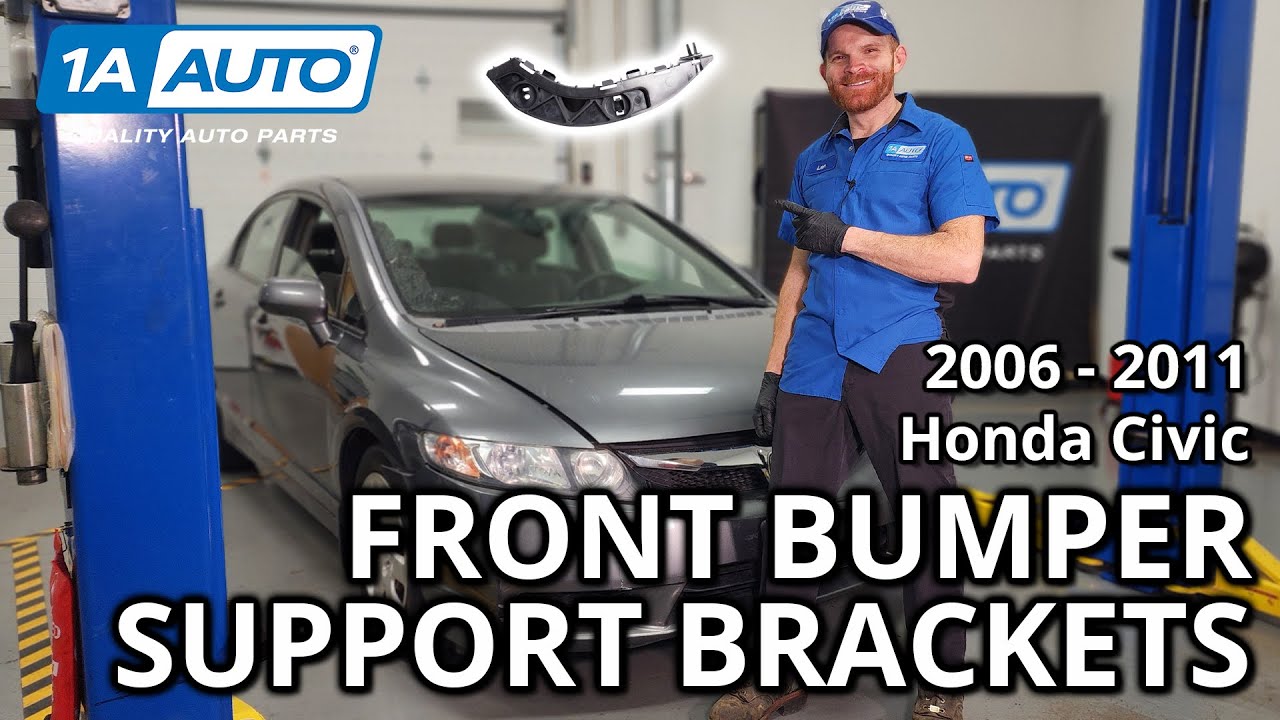 How to Replace Front Bumper Cover Side Brackets 2006-2011 Honda Civic