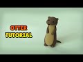 🔴 DIY How to Make an OTTER - Polymer Clay, plastilina and Fondant Tutorial