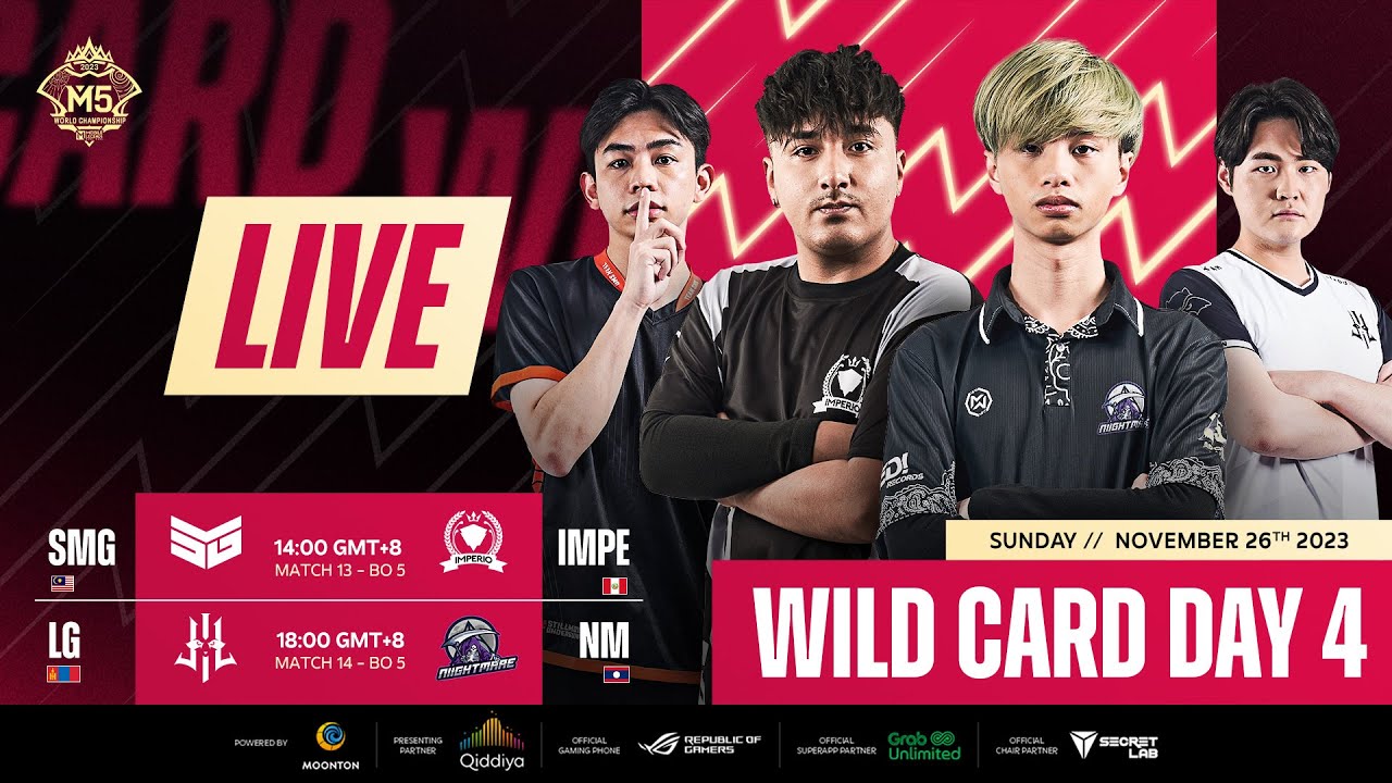 LIVE | DAY 4 | Wild Card Stage| M5 World Championship. (ENG)
