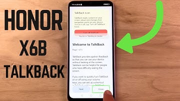 Honor X6b | How to Enable or Disable TalkBack | Accessibility Guide