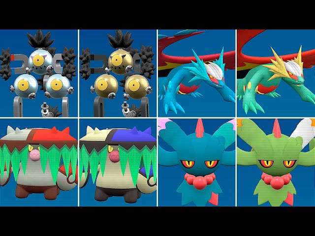 Pokémon Scarlet & Violet - All Shiny Pokémon (Comparison) 