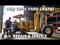 Repair &amp; Servicing Our 1970s International Yard Crane! | Fixing a Blown Head Gasket