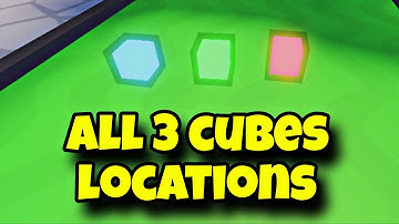 How to Find All 3 Cubes locations in Survive Overnight in a Mega Store Roblox | cubes 