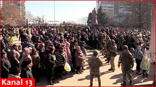 Popular movement against Putin in Mariupol: population rebel against Russian-appointed government