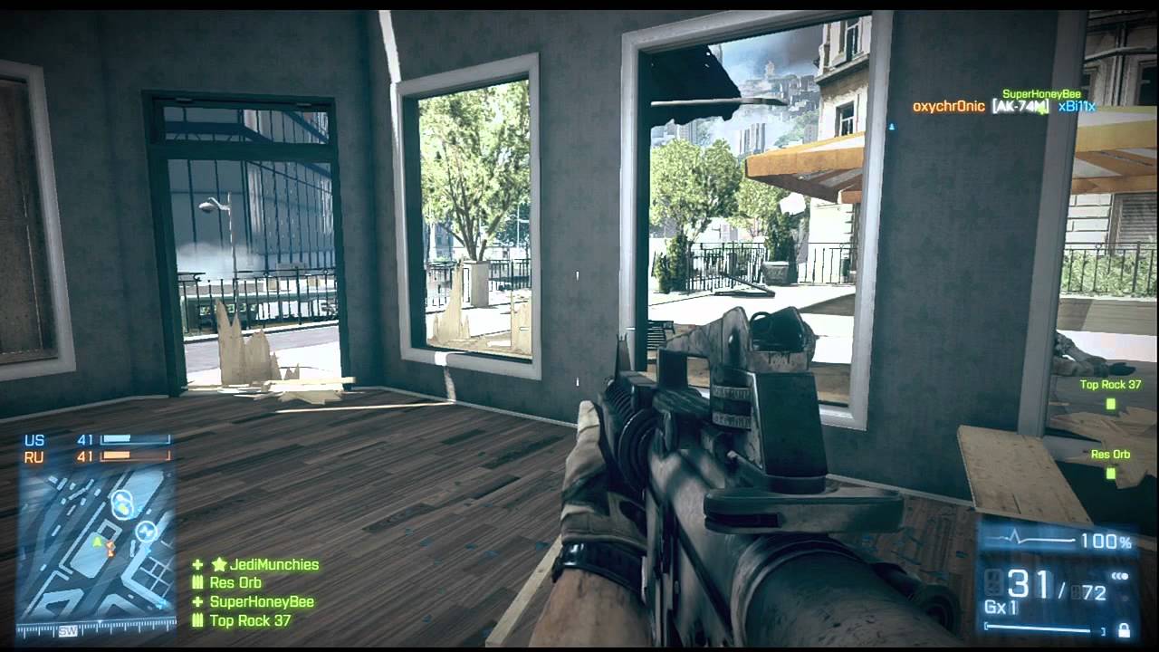 Battlefield 3 Team Deathmatch Operation Metro (18-4)