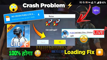 😱Pubg Lite 0.26.0 New Update Crash Problem | Pubg Lite 0.26.0 New Update Crash Fix 2023 🔥