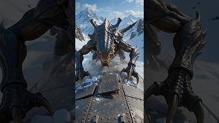 Alien Creature Attacks the Survival Train Roof 😱 Part 3 #bunker #aishorts #shorts #short