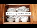 Organizing Tip Tuesday | How to Organize Dishware (2019)