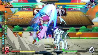 DRAGON BALL FighterZ Gogeta's blockstrings are filthy (OLD AF AND DOGSHIT BOYS, IGNORE IT)