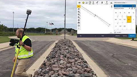 Linework & Measure Codes in Trimble Access
