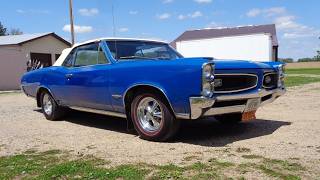 1966 Pontiac GTO Convertible 455 in Blue & Ride on My Car Story with Lou Costabile