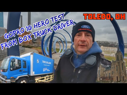 Работа на бокс траке в США. Экскурсия по Толидо. Тест камеры GoPro 10 для дальнобой видеоблогов