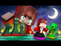JJ and Mikey Vs CRAZY Girl STALKER in Chess - Maizen Minecraft Animation